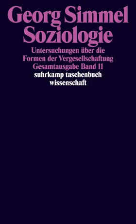 Rammstedt / Simmel |  Soziologie - Untersuchungen über die Formen der Vergesellschaftung | Buch |  Sack Fachmedien