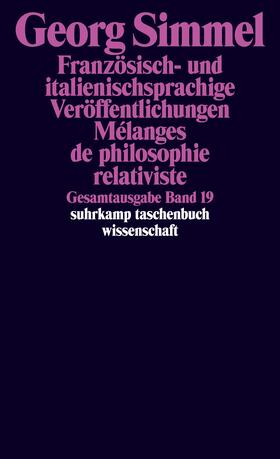 Simmel / Papilloud / Rammstedt |  Gesamtausgabe in 24 Bänden | Buch |  Sack Fachmedien