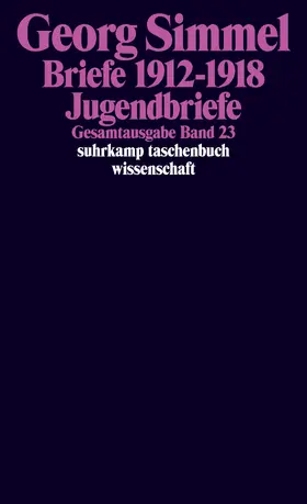 Simmel / Rammstedt |  Gesamtausgabe in 24 Bänden | Buch |  Sack Fachmedien