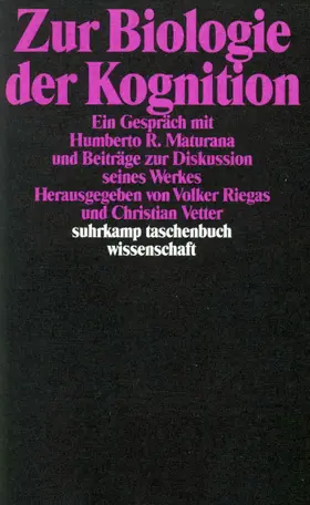 Riegas / Vetter | Zur Biologie der Kognition | Buch | 978-3-518-28450-6 | sack.de