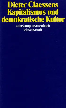 Claessens |  Kapitalismus und demokratische Kultur | Buch |  Sack Fachmedien