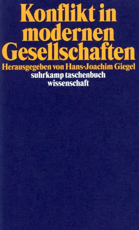 Giegel |  Konflikt in modernen Gesellschaften | Buch |  Sack Fachmedien