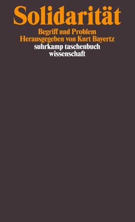 Bayertz |  Solidarität | Buch |  Sack Fachmedien