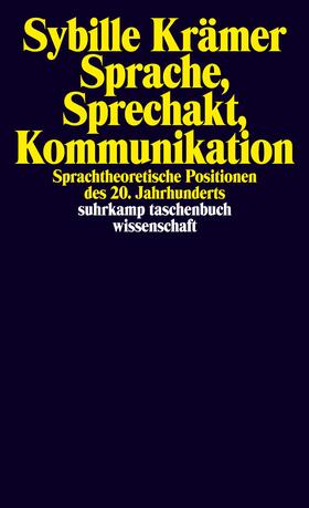 Krämer |  Sprache, Sprechakt, Kommunikation | Buch |  Sack Fachmedien