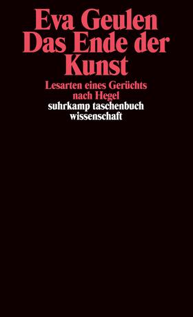 Geulen | Das Ende der Kunst | Buch | 978-3-518-29177-1 | sack.de