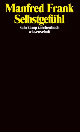 Frank |  Selbstgefühl | Buch |  Sack Fachmedien