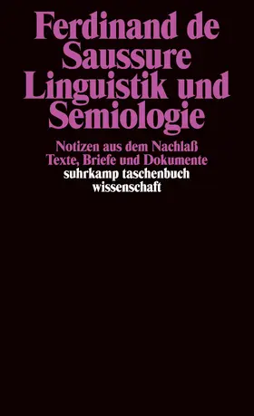 Saussure / Fehr | Linguistik und Semiologie | Buch | 978-3-518-29250-1 | sack.de