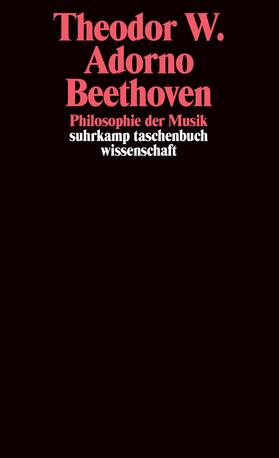 Adorno / Tiedemann |  Beethoven - Philosophie der Musik | Buch |  Sack Fachmedien