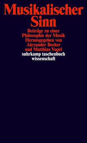 Becker / Vogel |  Musikalischer Sinn | Buch |  Sack Fachmedien