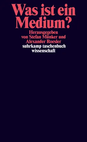 Münker / Roesler |  Was ist ein Medium? | Buch |  Sack Fachmedien