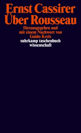 Cassirer |  Über Rousseau | Buch |  Sack Fachmedien