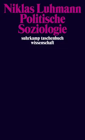 Luhmann / Kieserling |  Politische Soziologie | Buch |  Sack Fachmedien