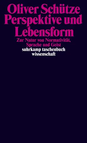 Schütze |  Perspektive und Lebensform | Buch |  Sack Fachmedien