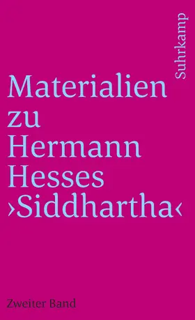 Michels |  Materialien zu Hermann Hesses »Siddhartha« | Buch |  Sack Fachmedien