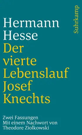 Hesse |  Der vierte Lebenslauf Josef Knechts | Buch |  Sack Fachmedien