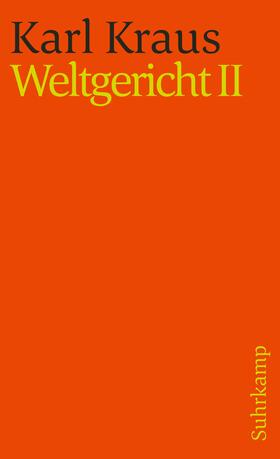 Kraus |  Kraus,Weltger.2  st1316 | Buch |  Sack Fachmedien