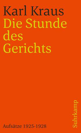 Kraus / Wagenknecht |  Schriften in den suhrkamp taschenbüchern. Zweite Abteilung. Acht Bände | Buch |  Sack Fachmedien