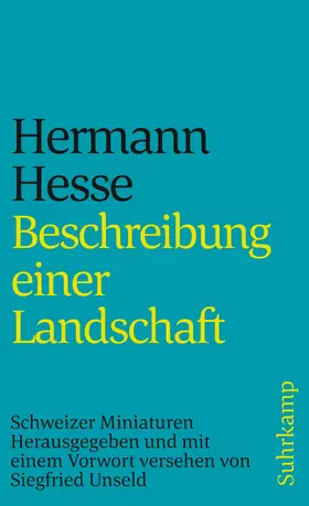 Hesse / Unseld | Beschreibung einer Landschaft | Buch | 978-3-518-38470-1 | sack.de