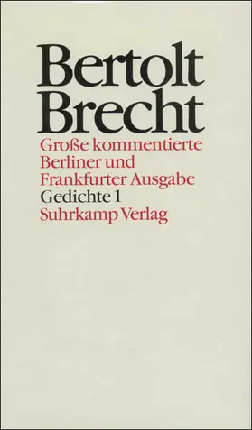 Knopf / Brecht / Müller |  Gedichte I | Buch |  Sack Fachmedien