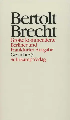 Brecht / Müller / Hecht |  Werke. Große kommentierte Berliner und Frankfurter Ausgabe. 30 Bände (in 32 Teilbänden) und ein Registerband | Buch |  Sack Fachmedien