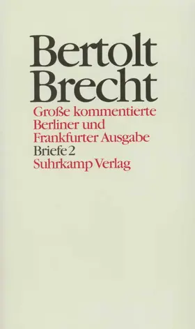 Brecht / Müller / Hecht |  Briefe 2 | Buch |  Sack Fachmedien