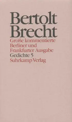 Brecht / Müller / Hecht | Werke. Große kommentierte Berliner und Frankfurter Ausgabe. 30 Bände (in 32 Teilbänden) und ein Registerband | Buch | 978-3-518-40075-3 | sack.de