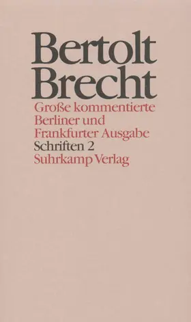 Brecht / Müller / Hecht | Werke. Große kommentierte Berliner und Frankfurter Ausgabe. 30 Bände (in 32 Teilbänden) und ein Registerband | Buch | 978-3-518-40082-1 | sack.de