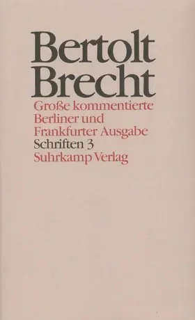 Brecht / Müller / Hecht |  Werke. Große kommentierte Berliner und Frankfurter Ausgabe. 30 Bände (in 32 Teilbänden) und ein Registerband | Buch |  Sack Fachmedien