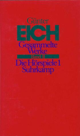 Karst / Eich / Vieregg |  Gesammelte Werke 2. Die Hörspiele 1 | Buch |  Sack Fachmedien