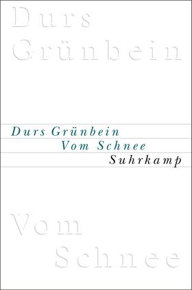 Grünbein |  Vom Schnee oder Descartes in Deutschland | Buch |  Sack Fachmedien