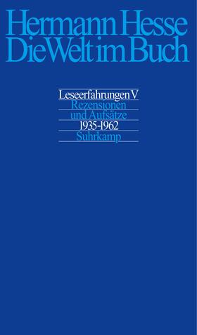 Hesse / Michels |  Die Welt im Buch V. | Buch |  Sack Fachmedien