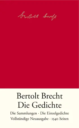 Brecht / Knopf |  Die Gedichte | Buch |  Sack Fachmedien