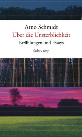 Schmidt / Reemtsma |  Über die Unsterblichkeit | Buch |  Sack Fachmedien