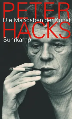 Hacks |  Die Maßgaben der Kunst | Buch |  Sack Fachmedien