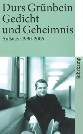 Grünbein |  Gedicht und Geheimnis | Buch |  Sack Fachmedien