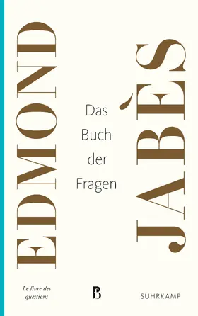 Jabès / Jabe`s |  Das Buch der Fragen | Buch |  Sack Fachmedien