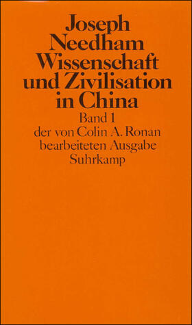 Needham |  Wissenschaft und Zivilisation in China I | Buch |  Sack Fachmedien