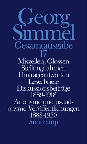 Simmel / Köhnke |  Gesamtausgabe in 24 Bänden | Buch |  Sack Fachmedien
