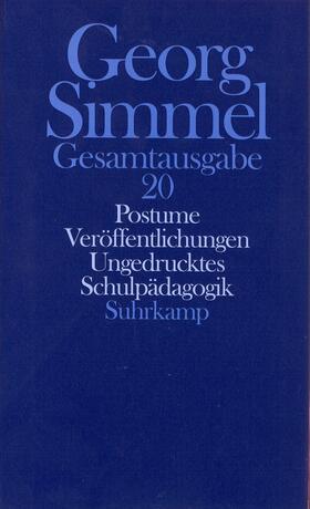 Karlsruhen / Simmel / Rammstedt |  Posthume Veröffentlichungen. Schulpädagogik | Buch |  Sack Fachmedien