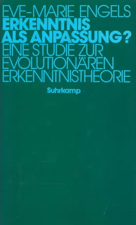 Engels |  Erkenntnis als Anpassung? | Buch |  Sack Fachmedien