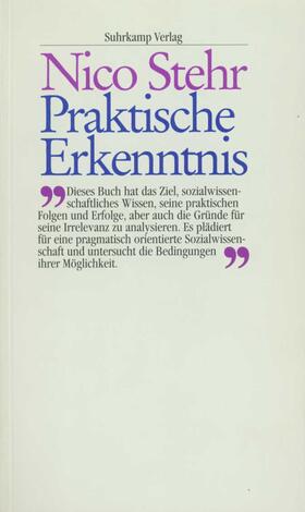 Stehr |  Praktische Erkenntnis. Sonderausgabe | Buch |  Sack Fachmedien