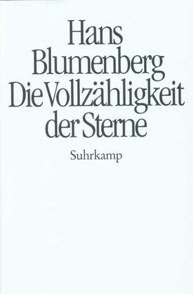 Blumenberg |  Die Vollzähligkeit der Sterne | Buch |  Sack Fachmedien