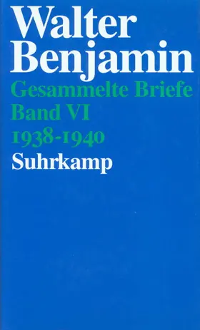 Benjamin / Lonitz / Gödde |  Gesammelte Briefe 6 | Buch |  Sack Fachmedien