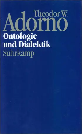 Tiedemann / Adorno |  Nachgelassene Schriften. Abteilung IV: Vorlesungen | Buch |  Sack Fachmedien