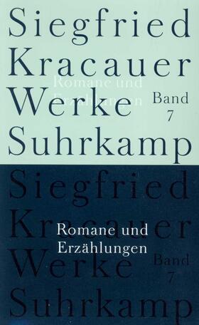 Kracauer / Mülder-Bach |  Werke in neun Bänden | Buch |  Sack Fachmedien