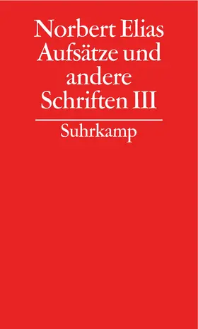 Elias |  Gesammelte Schriften in 19 Bänden | Buch |  Sack Fachmedien