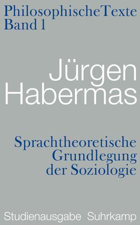 Habermas |  Sprachtheoretische Grundlegung der Soziologie. Philosophische Texte | Buch |  Sack Fachmedien