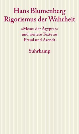 Blumenberg / Meyer |  Blumenberg, H: Rigorismus der Wahrheit | Buch |  Sack Fachmedien