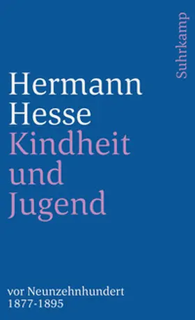 Hesse |  Kindheit und Jugend vor Neunzehnhundert | eBook | Sack Fachmedien