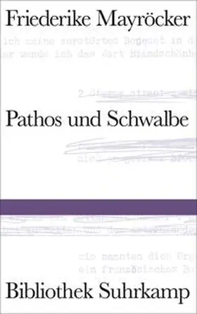 Mayröcker |  Pathos und Schwalbe | eBook | Sack Fachmedien